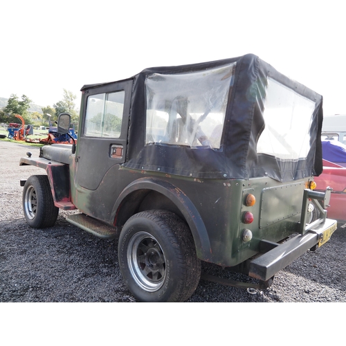329 - Jeep/Escort vehicle for parts. It was bought for parts to rebuild a Ford Escort. Reg. OLH 399. V5