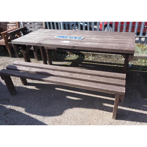 274 - Wooden garden bench 71