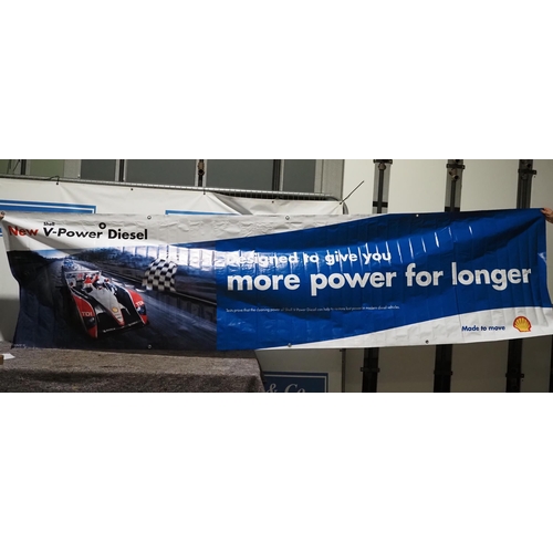 201 - Shell V-Power Diesel advertising banner- Le Mans 24hr 156