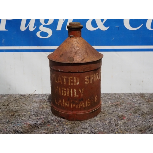 216 - Vintage oil can- Methylated Spirits