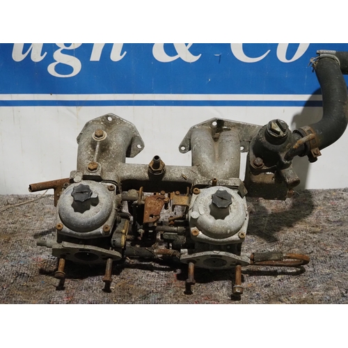 217 - Pair of Stromberg carburettors