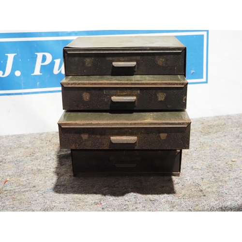 219 - Vintage 5 drawer metal cabinet