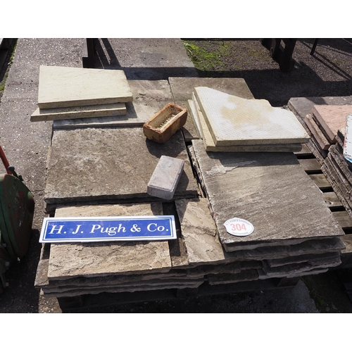 304 - Pallet of stone flagstones