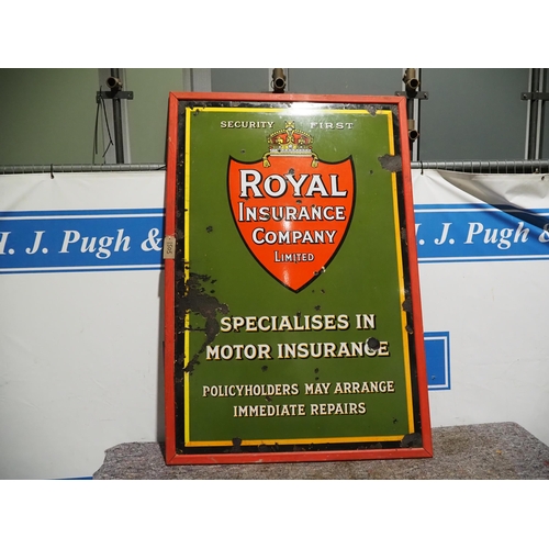 235 - Enamel sign- Royal Insurance 59