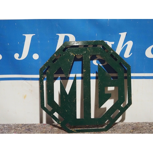 240 - Metal sign- MG