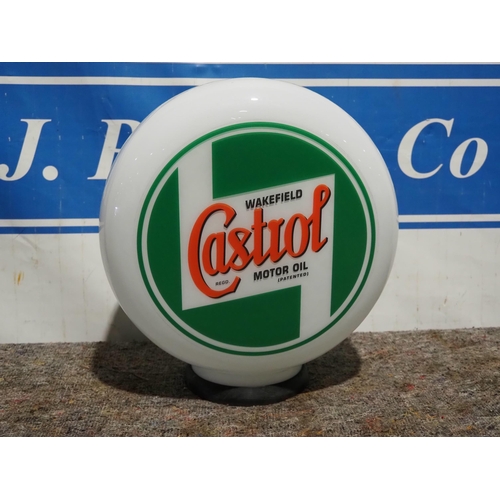 248 - Glass Castrol globe