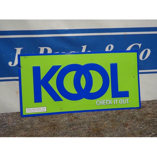 249 - Metal sign- KOOL Tobacco