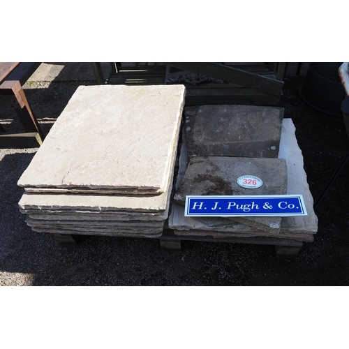 326 - Pallet of flagstones