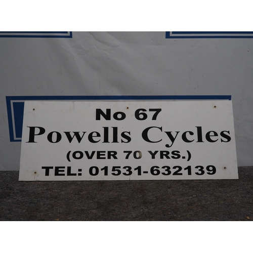 264 - Corex sign- Powells Cycles 18