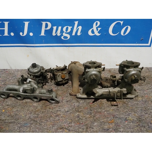 277 - Hillman Avenger carburetor & manifolds