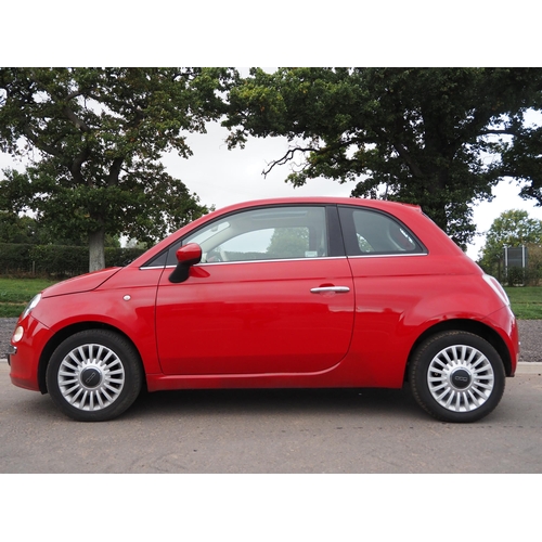 338 - Fiat 500 Lounge S-A 1242cc, 2014. Runs and drives, MOT until 17.1.23.  CAT N. Reg LB63 CJF, V5 and k... 