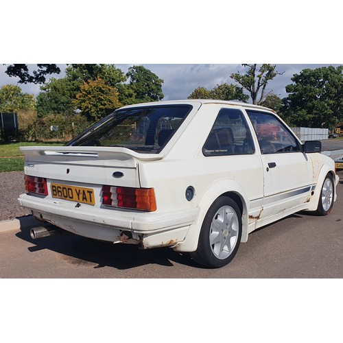 321 - Ford Escort mk3 Series 1 RS Turbo. 1985. This car has been off the road since the late 90s. The prev... 
