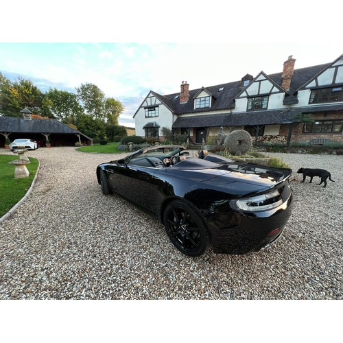 342 - Aston Martin V8 Vantage convertible, 2007. Current MOT. Runs and drives. 49000 miles. Reg on car not... 