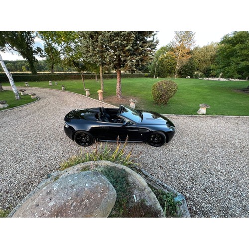 342 - Aston Martin V8 Vantage convertible, 2007. Current MOT. Runs and drives. 49000 miles. Reg on car not... 