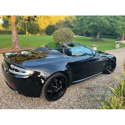 342 - Aston Martin V8 Vantage convertible, 2007. Current MOT. Runs and drives. 49000 miles. Reg on car not... 