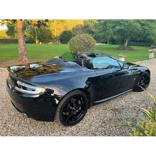 342 - Aston Martin V8 Vantage convertible, 2007. Current MOT. Runs and drives. 49000 miles. Reg on car not... 