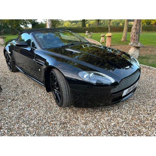 342 - Aston Martin V8 Vantage convertible, 2007. Current MOT. Runs and drives. 49000 miles. Reg on car not... 