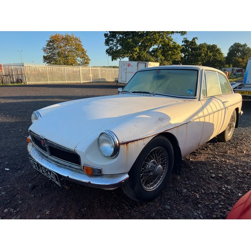 343 - MG B GT Coupe. 1972. 1798cc. Very original. Barn stored for many years. Good winter project. Reg STJ... 