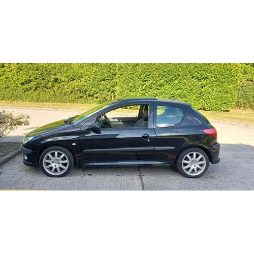 344 - Peugeot 206 GTI, 1997cc, 2000. Unmodified. Stored in a container since 2019. 99,000 miles showing. V... 