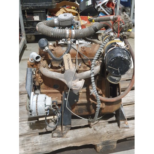 361 - Ford T16 crossflow engine, block no. 711M6015BA, recently used on a boat.