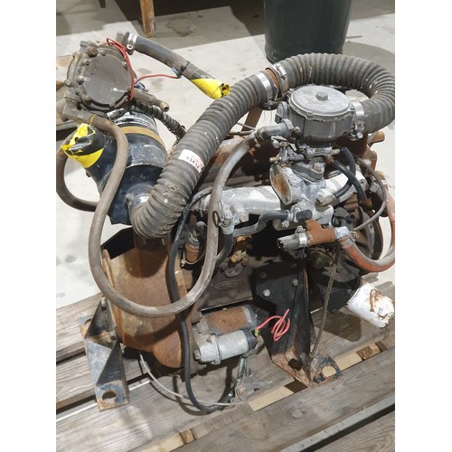 361 - Ford T16 crossflow engine, block no. 711M6015BA, recently used on a boat.