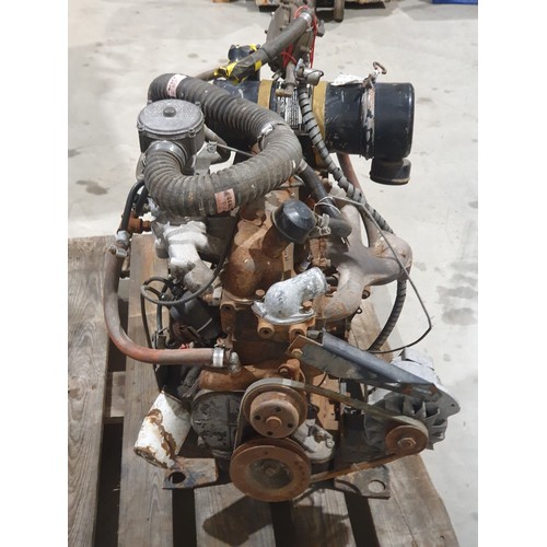 361 - Ford T16 crossflow engine, block no. 711M6015BA, recently used on a boat.