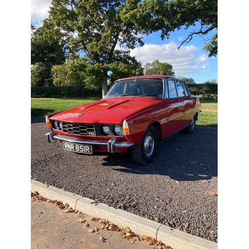 352 - Rover 2200 TC 4 door saloon. 1977, 2204cc, Runs & drives, Requires a new battery, Reg RNR 851R, V5, ... 