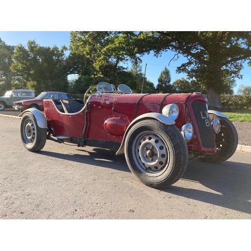 353 - Riley 2 Seater open top saloon. 1953.  Has been fitted with a Ford 1.6l Pinto engine, Comes with spa... 