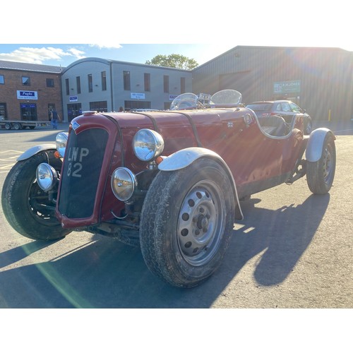 353 - Riley 2 Seater open top saloon. 1953.  Has been fitted with a Ford 1.6l Pinto engine, Comes with spa... 