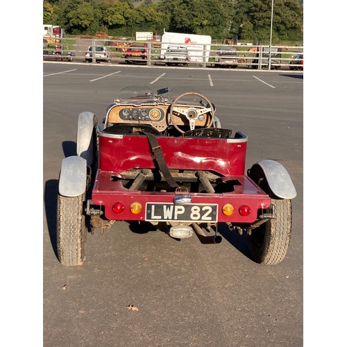 353 - Riley 2 Seater open top saloon. 1953.  Has been fitted with a Ford 1.6l Pinto engine, Comes with spa... 