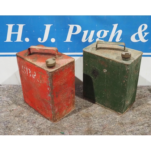 406 - 2 - 2 Gallon fuel cans