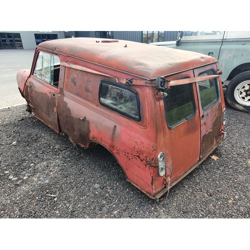 350 - Morris Mini van Mk1, 1962. LHD, Canadian import. Comes with a NOVA. Vin no. M-AV4L-108068