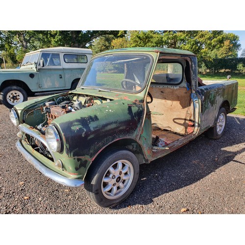 351 - Morris Mini pick up Mk1, believed 1965. LHD, Canadian import. Vin no. M-AW4L-284501, Engine no. 99H6... 