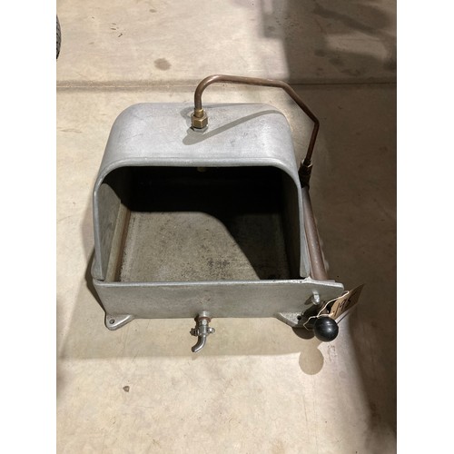 195 - Vintage metal garage car parts washer