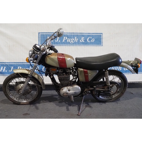 833 - BSA B50 motorcycle. 1971. Frame No. B50SSNG02625. C/w Nova docs