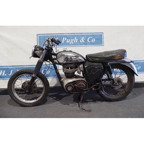 835 - BSA A65 Lightning motorcycle. 1965. Frame No. A50B9314. C/w Nova docs