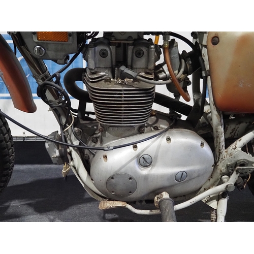 845 - BSA A25 Trails motorcycle. 1971. Frame No. NE01353B25T. C/w Nova docs