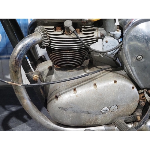 852 - BSA Lightning motorcycle. 1965. Frame No. A50B476. Engine No. A65D336. C/w Nova docs