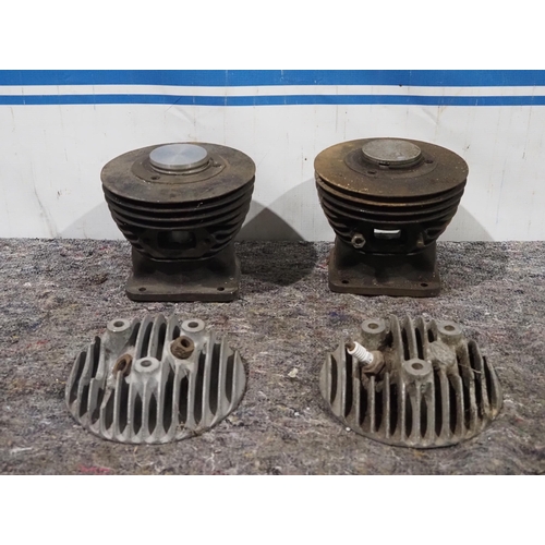 12 - Cylinders and pistons 250cc for 1930's 17/18A engines