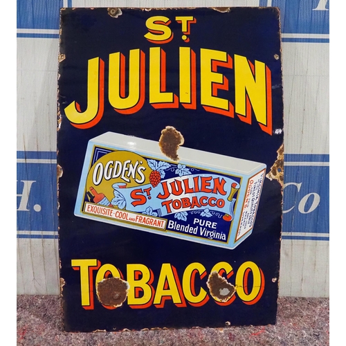 1010 - Enamel sign- St Julien Cigarettes 36