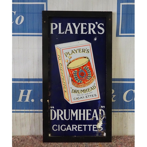 1048 - Enamel sign- Players Drumhead Cigarettes 36