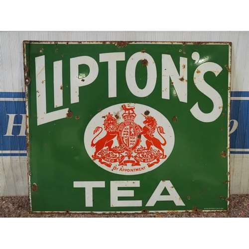 1051 - Enamel sign- Lipton's Tea 32