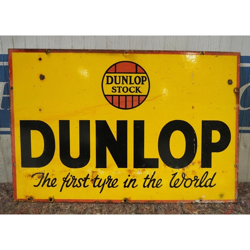 1078 - Enamel sign - Dunlop The First Tyre in the World 30