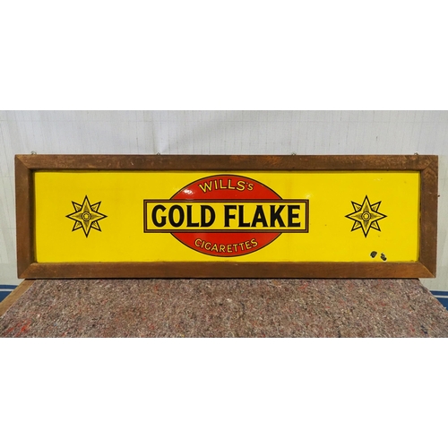 1087 - Enamel sign - Wills's Gold Flake 76