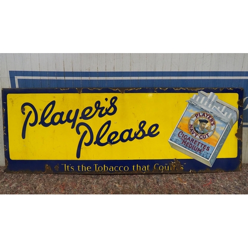 1098 - Enamel sign - Player's Please 45