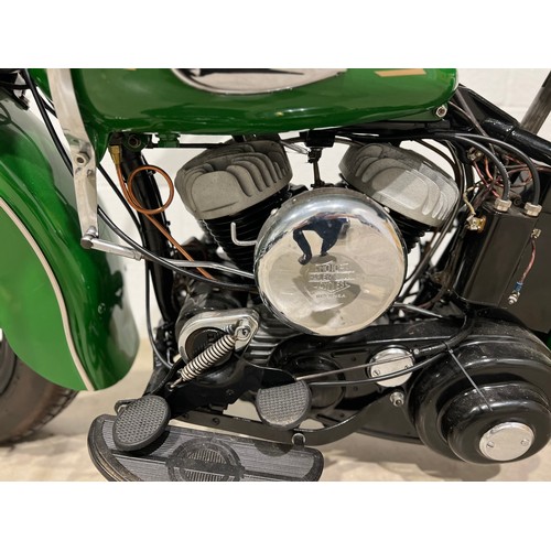 872 - Harley Davidson 42WLA V-Twin motorcycle. 1950. 750cc
Frame No. 42WLA 35267
Engine No. 35267
Property... 