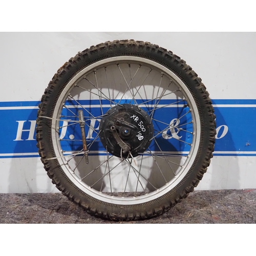 607 - Honda XR/XL 23 inch wheel with hub