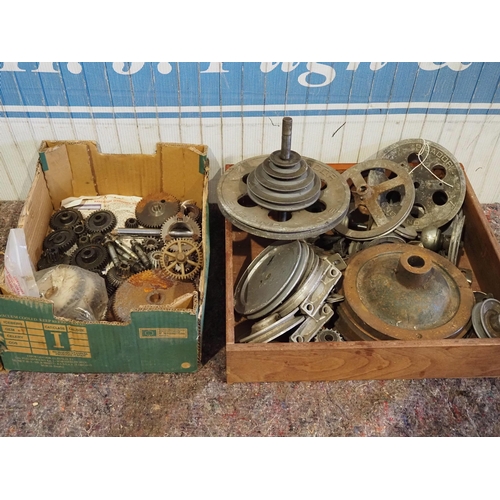 341 - Quantity of machine gears and pulleys