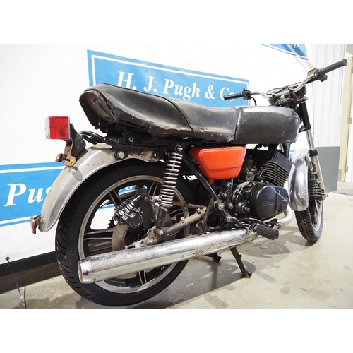1070 - Yamaha RD250 motorcycle. 1979. 247cc
Frame No- 222089
Engine No- 222089
This bike been stored for ma... 