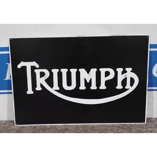 650 - Modern hand painted Triumph sign 20